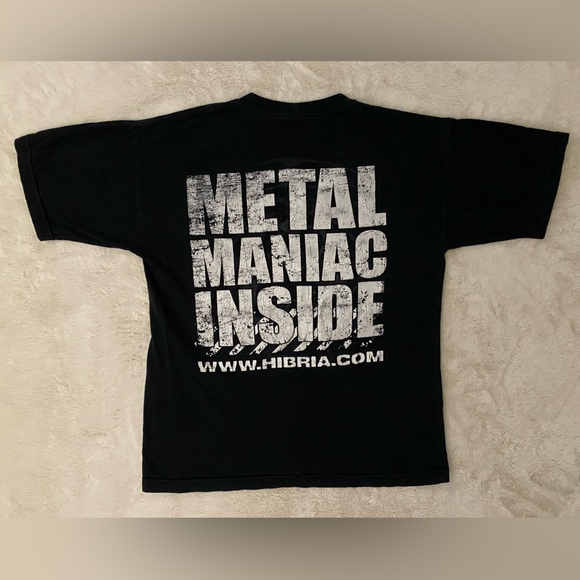 2009 Hibria Skull Collector Metal Maniac T-Shirt - Picture 4 of 4